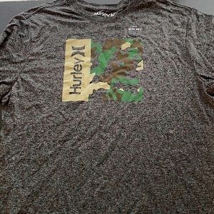 Green and brown Hurley T-shirt